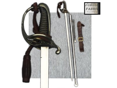 BELGIAN MILITARIA: RARE & BEAUTIFUL WW1 OFFICER PALASH SWORD ALBERT I FONSON BRUSSELS ORIGINAL