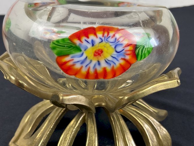 MILLEFIORI cendrier de bureau Murano ,Baccarat ,Clichy ……..