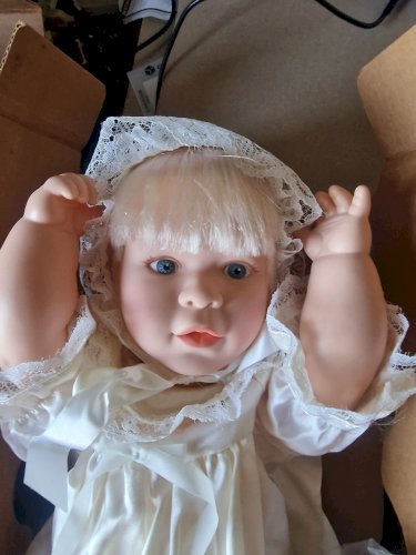 Million Dollar Baby Doll Vintage 18 Inch Doll. Poupee Caractere Neuve D Epoque