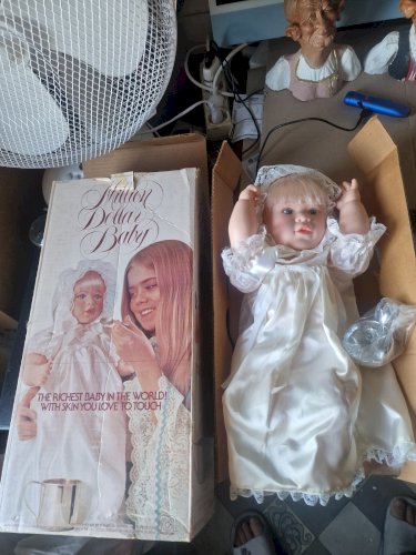Million Dollar Baby Doll Vintage 18 Inch Doll. Poupee Caractere Neuve D Epoque