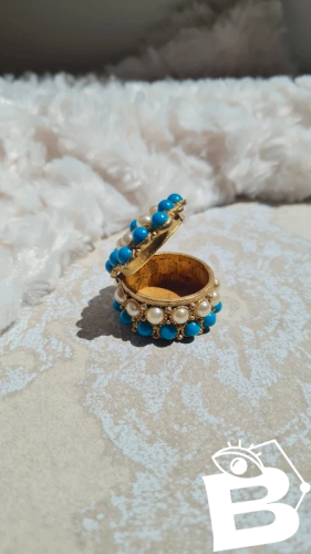 Mini boite - pilulier vintage