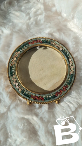mini cadre ancien Italien - micro mosaic