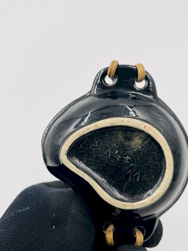 Mini cendrier vintage en céramique