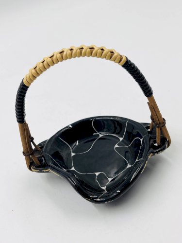 Mini cendrier vintage en céramique