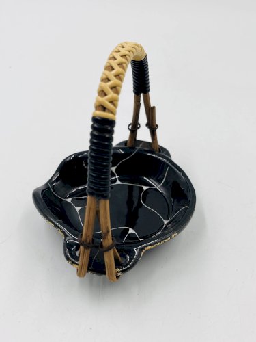 Mini cendrier vintage en céramique