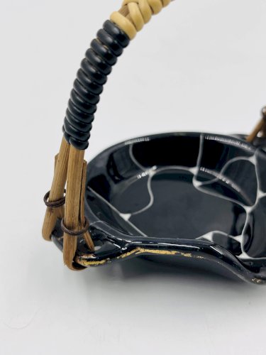 Mini cendrier vintage en céramique