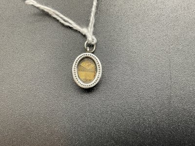 Mini Reliquaire argent  époque victorienne Napoléon III France