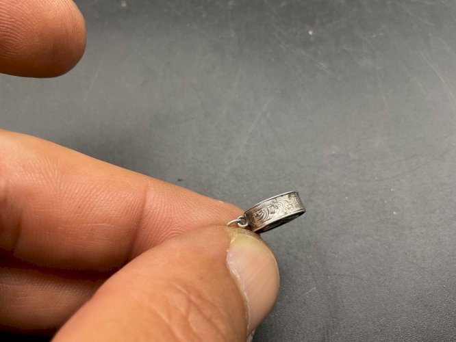 Mini Reliquaire argent  époque victorienne Napoléon III France