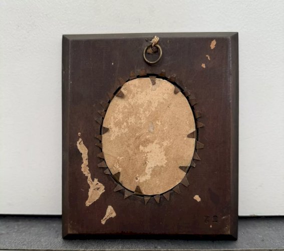 Miniature portrait de femme avec une coiffe première partie XIXe M3441