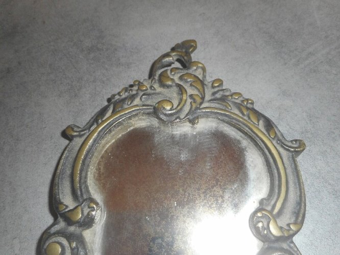 MIROIR A MAIN EN BRONZE