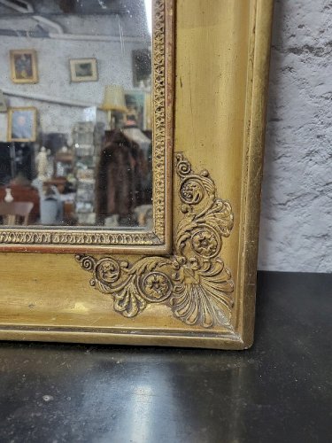MIROIR A PALMETTES RECTANGULAIRE DU XIX ème SIECLE
