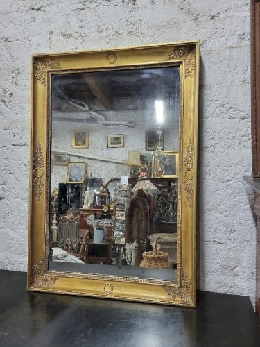 MIROIR A PALMETTES RECTANGULAIRE DU XIX ème SIECLE