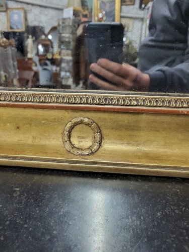 MIROIR A PALMETTES RECTANGULAIRE DU XIX ème SIECLE