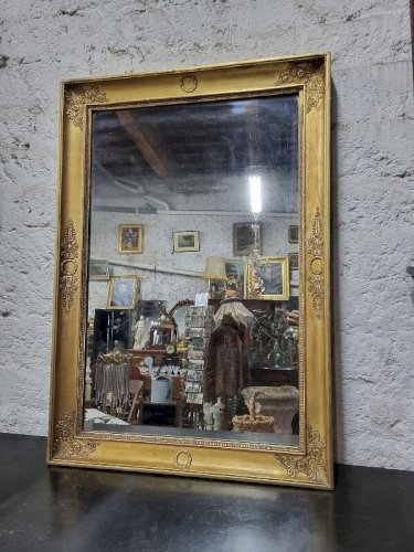 MIROIR A PALMETTES RECTANGULAIRE DU XIX ème SIECLE