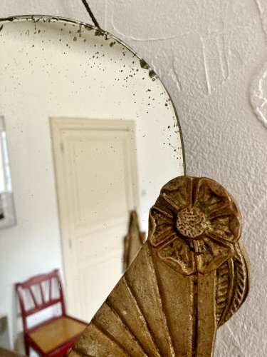 Miroir Art déco à suspendre, années 1930