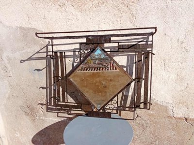 Art Deco wall mirror