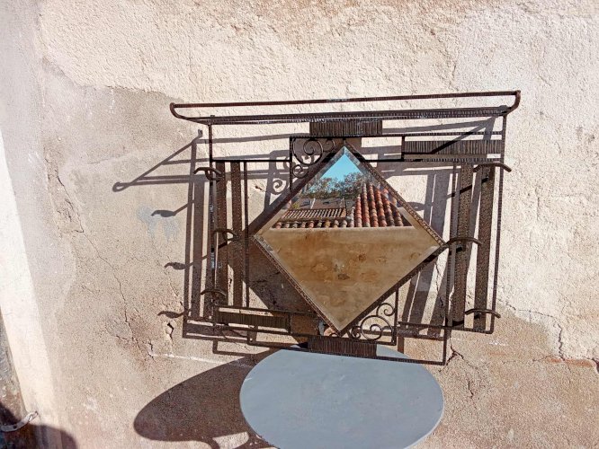 Miroir art déco mural