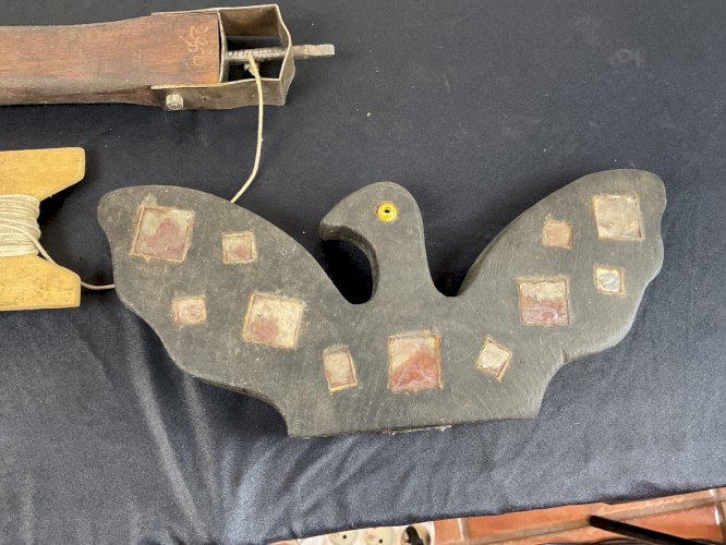 MIROIR AUX ALOUETTES SOLOGNE CHASSE ART POPULAIRE XIXEME