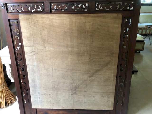 miroir balinais avec volets
