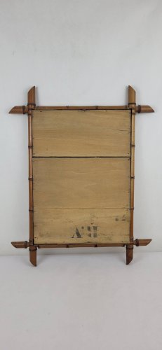 Miroir bambou 1900 58*74 cm.