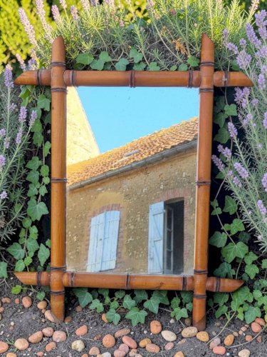 Miroir bambou 51*61 cm