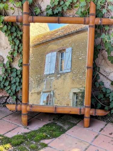 Miroir bambou 51*61 cm