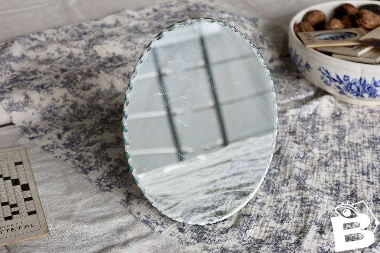 Miroir biseauté ancien