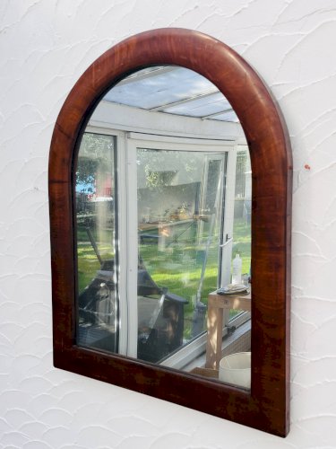 Miroir bois acajou