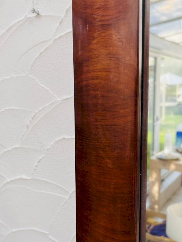 Miroir bois acajou