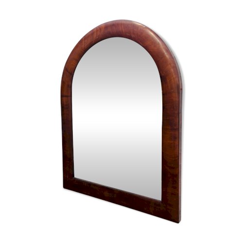 Miroir bois acajou