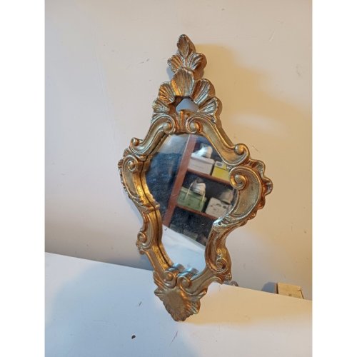 Miroir Bois et Stuk doré