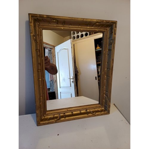 Miroir Bois et Stuk Doré