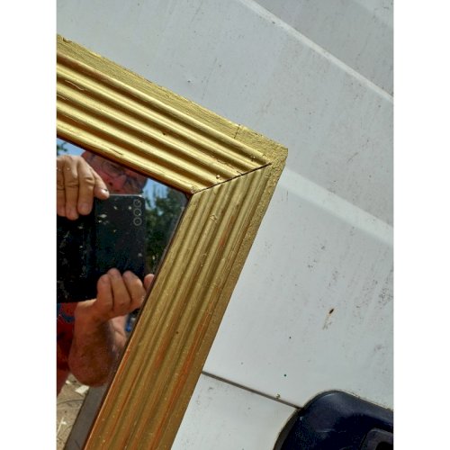 Miroir Bois et Stuk Doré