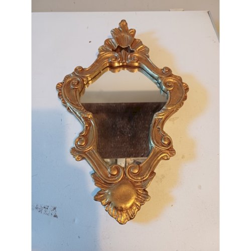 Miroir Bois et Stuk doré