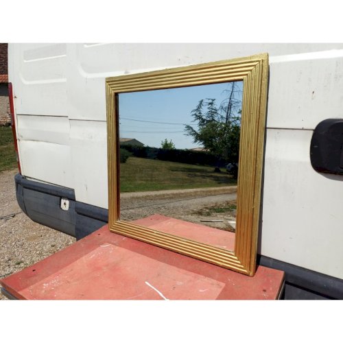 Miroir Bois et Stuk Doré