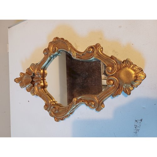 Miroir Bois et Stuk doré