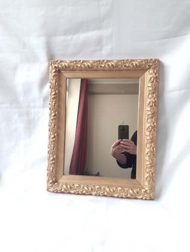 Miroir cadre Art Nouveau au gui