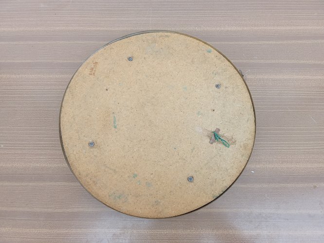 Miroir circulaire en laiton vintage 