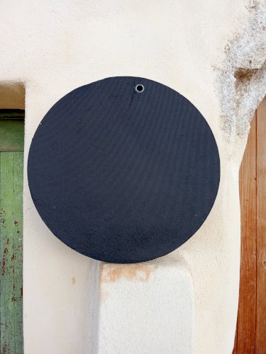 Miroir circulaire en papier roulé 