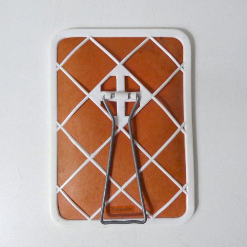 miroir de barbier blanc Vintage