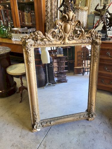 MIROIR DORE DU XIX ème SIECLE N° 53