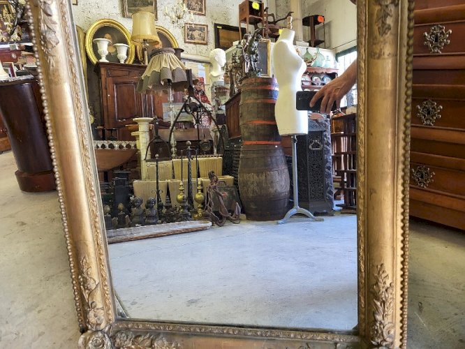 MIROIR DORE DU XIX ème SIECLE N° 53