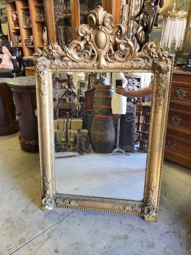 MIROIR DORE DU XIX ème SIECLE N° 53