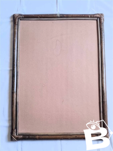 Miroir en bambou 52 x 70 cm