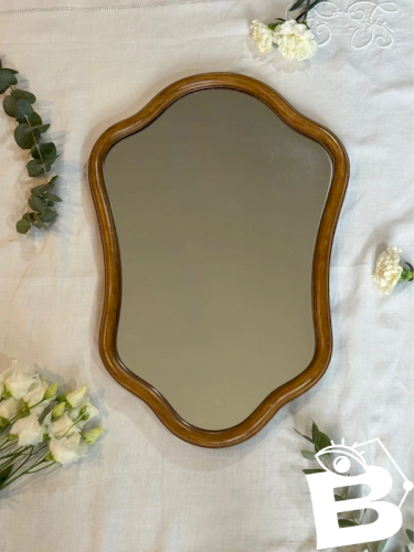 Miroir en bois vintage