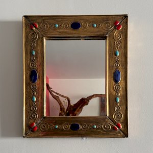 Miroir en céramique XXe par François Lembo M3719