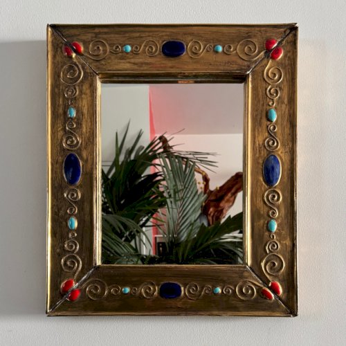 Miroir en céramique XXe par François Lembo M3719