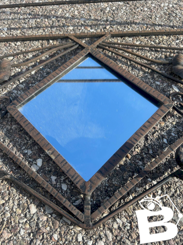 Miroir en fer forgé Art déco