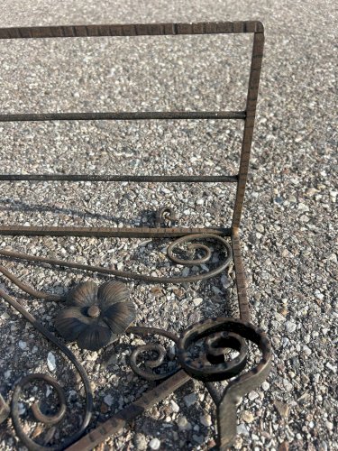 Miroir en fer forgé Art déco