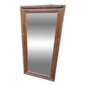 Burmese teak mirror